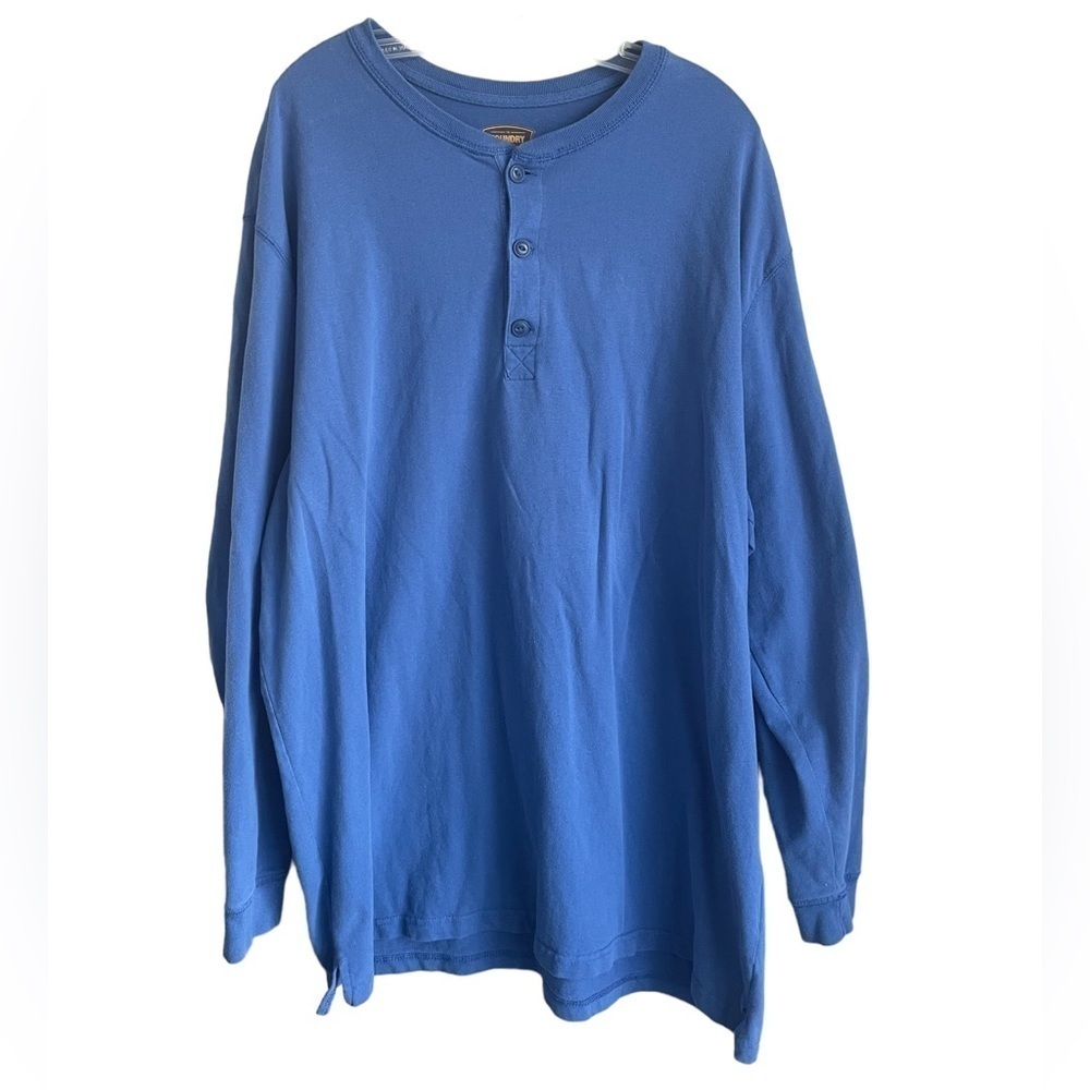 Foundry Blue Long Sleeve Shirt 2XLT